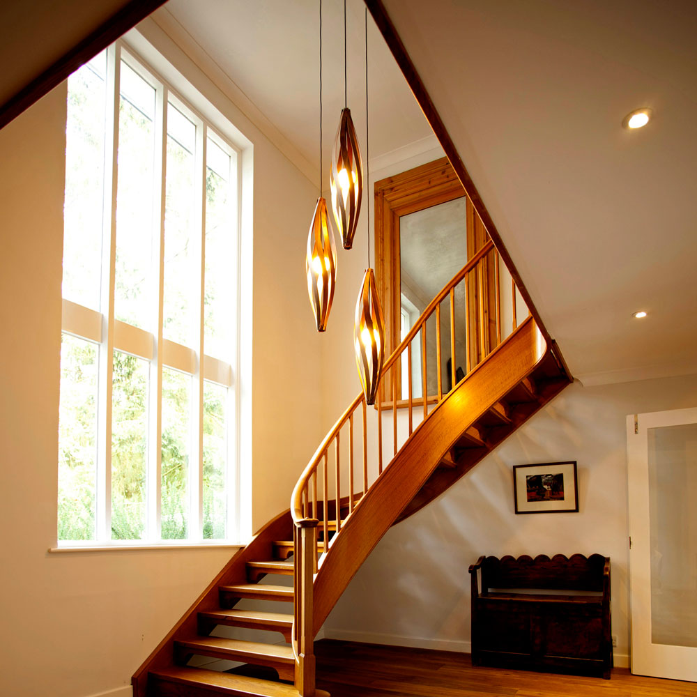 Stairwell Lighting - Cocoon Pendant Light